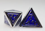 Alchemist Metals: Lightning - Metal RPG Dice Set Metal Dice Foam Brain Games