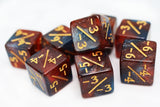 Red & Blue Glitter -1/-1 Magic Counters Plastic Dice Foam Brain Games