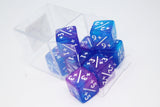 Blue & Purple Glitter +1/+1 Magic Counters Plastic Dice Foam Brain Games