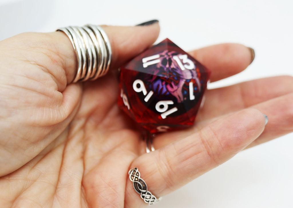 Sharp Edge 35mm Shifting Sphere D20 - Lich King Plastic Dice Foam Brain Games