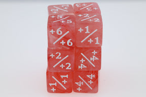 Ballerina Dancers in Pink +1/+1 Magic Counters Plastic Dice Foam Brain Games