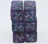 Purple Petunia -1/-1 Magic Counters Plastic Dice Foam Brain Games