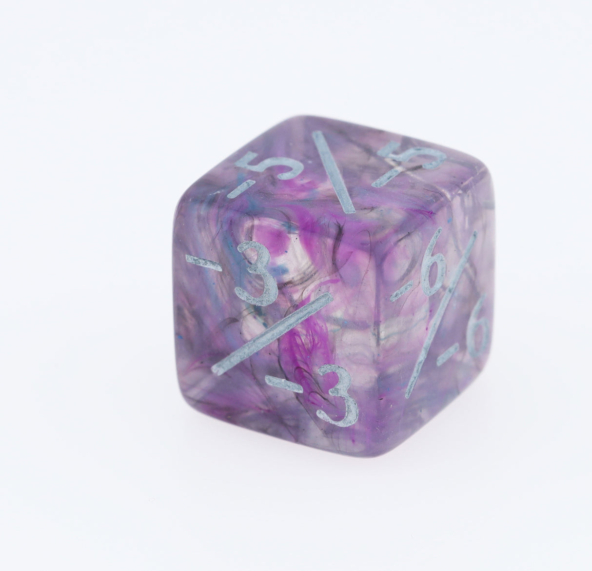 Purple Petunia -1/-1 Magic Counters Plastic Dice Foam Brain Games