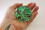 55mm Titan D20 - Sharp Edge Royal Scepter Plastic Dice Foam Brain Games