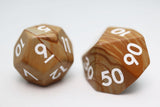 Serpeggiante - Engraved Gemstone Stone Dice Foam Brain Games