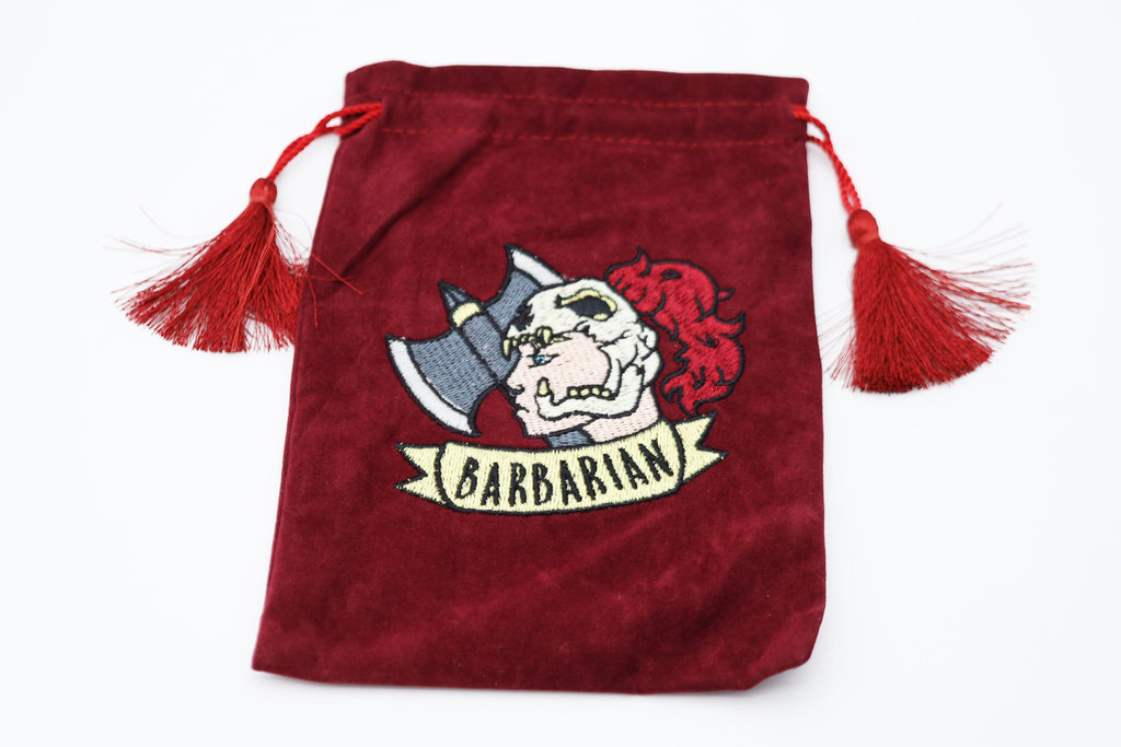 Dice Bag - Barbarian Dice Bag Foam Brain Games