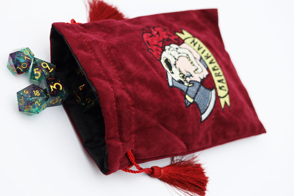 Dice Bag - Barbarian Dice Bag Foam Brain Games