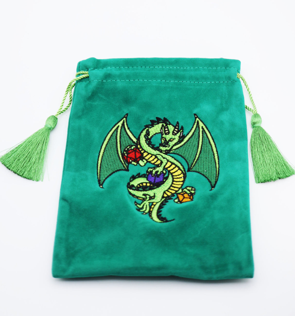 Dice Bag - Green Dragon Dice Bag Foam Brain Games