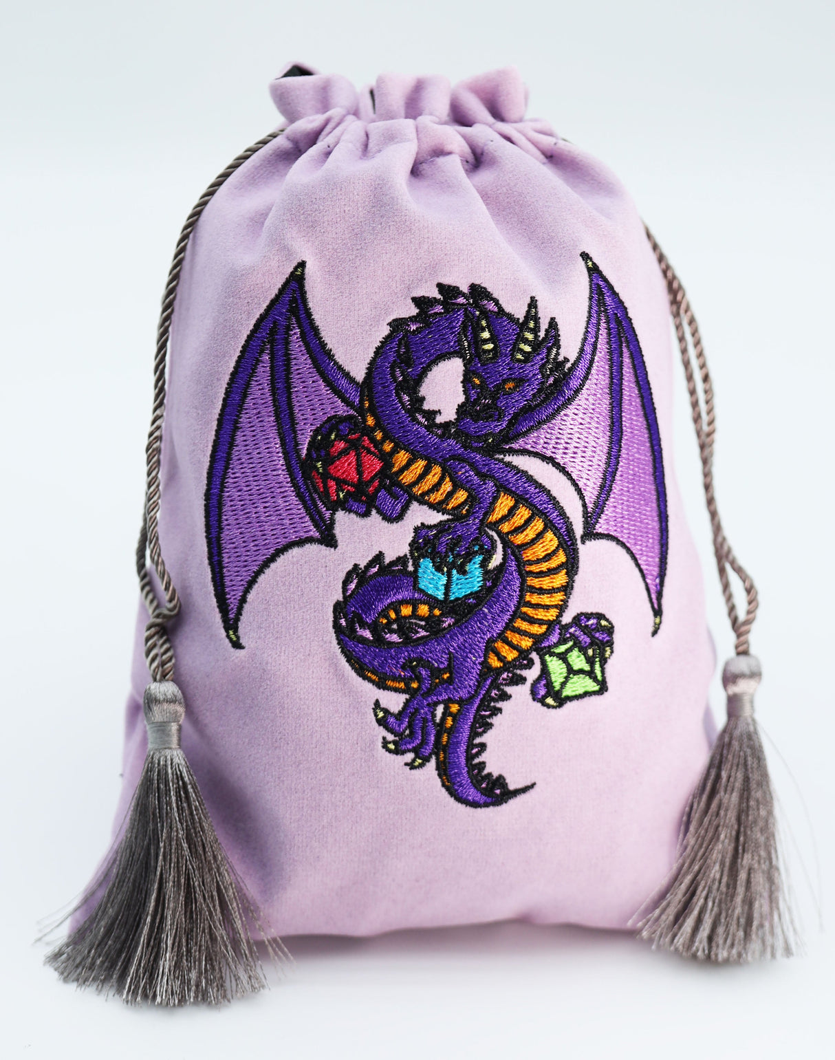 Dice Bag - Purple Dragon Dice Bag Foam Brain Games