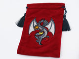 Dice Bag - Black Dragon Dice Bag Foam Brain Games