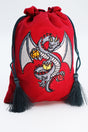 Dice Bag - Black Dragon Dice Bag Foam Brain Games