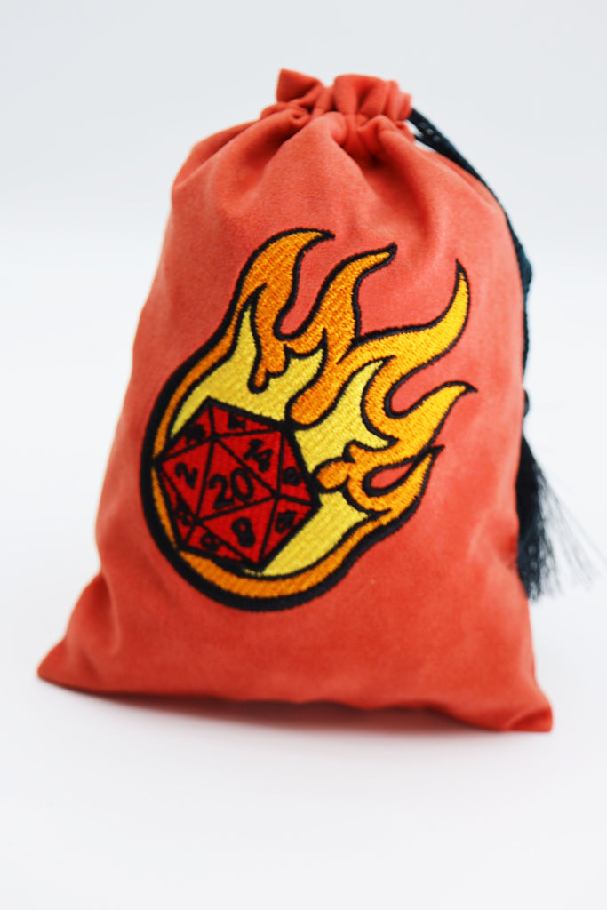 Dice Bag - Dice Fire Ball Dice Bag Foam Brain Games