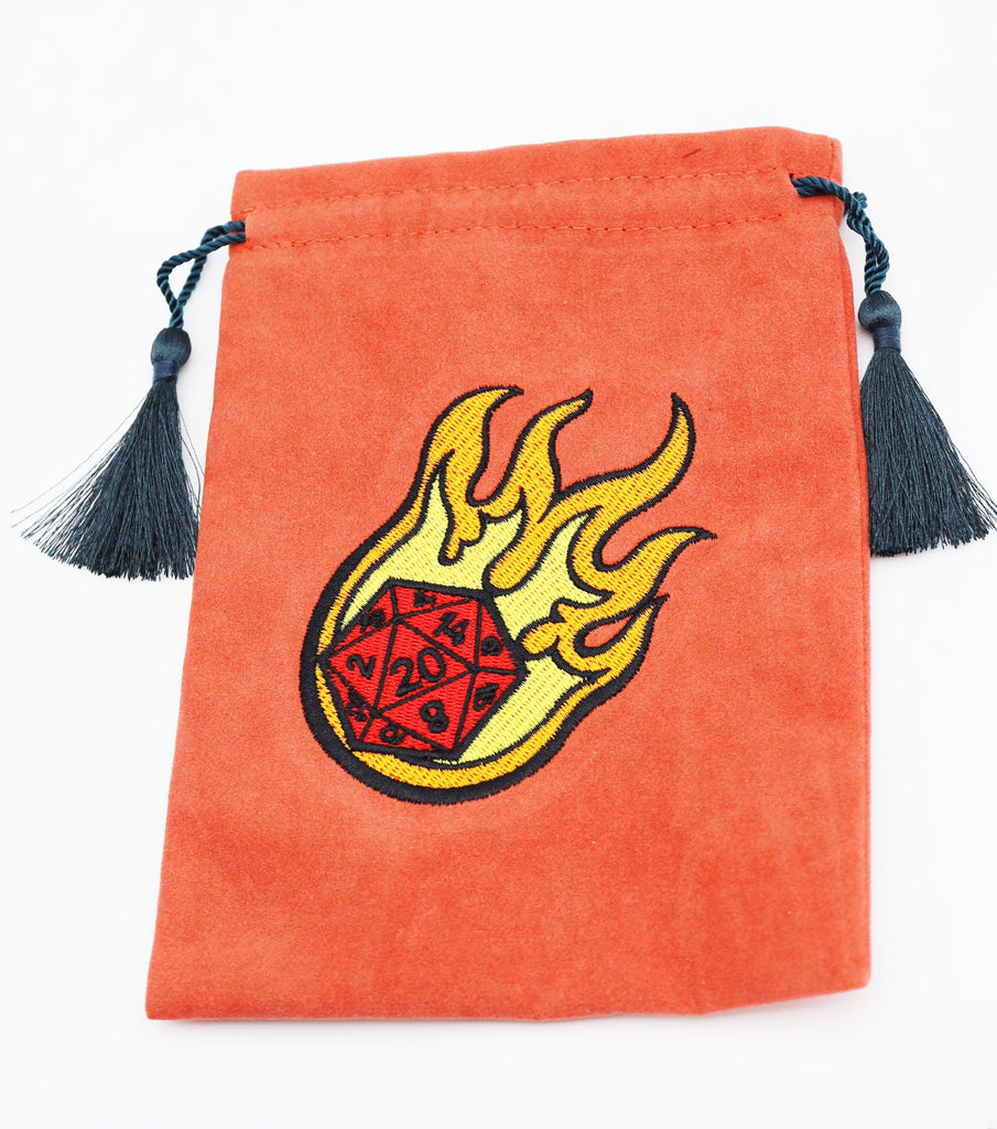 Dice Bag - Dice Fire Ball Dice Bag Foam Brain Games