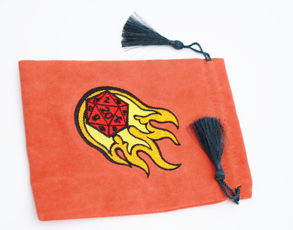 Dice Bag - Dice Fire Ball Dice Bag Foam Brain Games