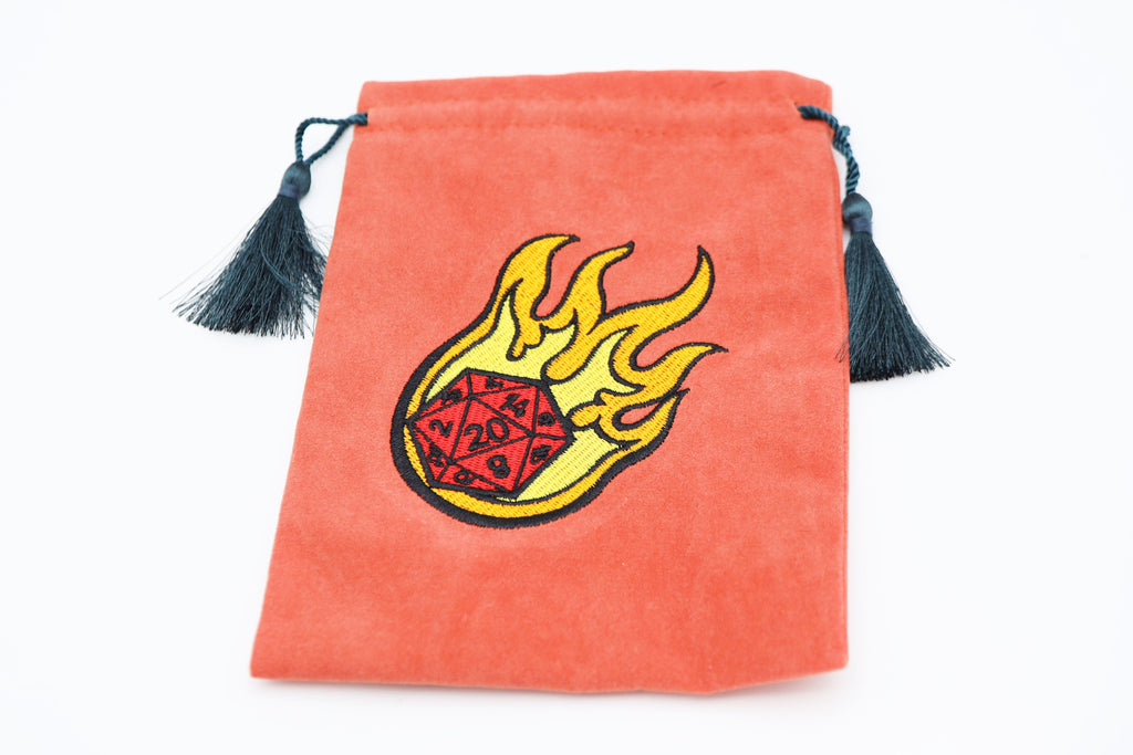 Dice Bag - Dice Fire Ball Dice Bag Foam Brain Games