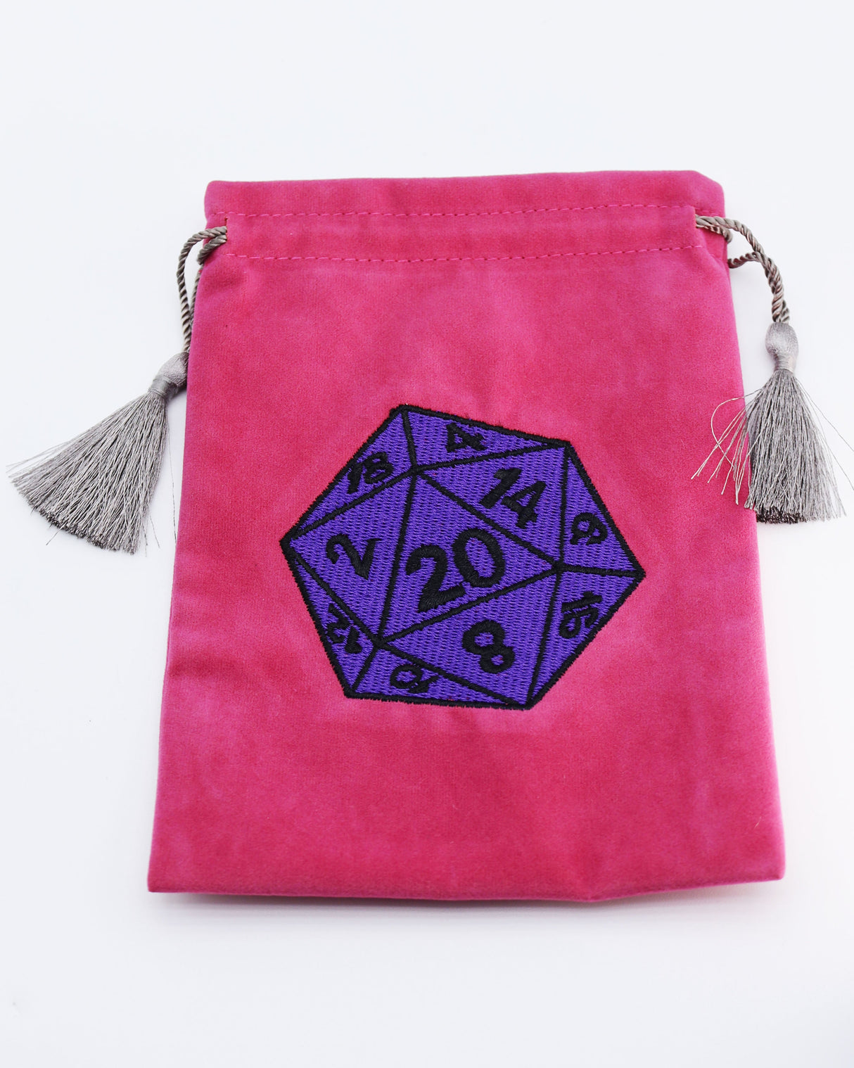 Dice Bag - Purple D20 Dice Bag Foam Brain Games