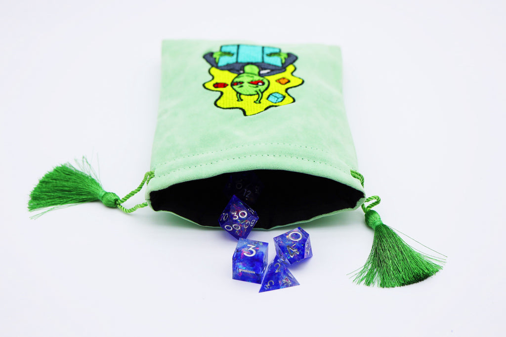 Dice Bag - Dice Alien Dice Bag Foam Brain Games