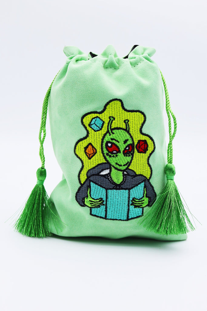 Dice Bag - Dice Alien Dice Bag Foam Brain Games