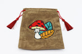 Dice Bag - Mushroom & Leaf Dice Bag Foam Brain Games