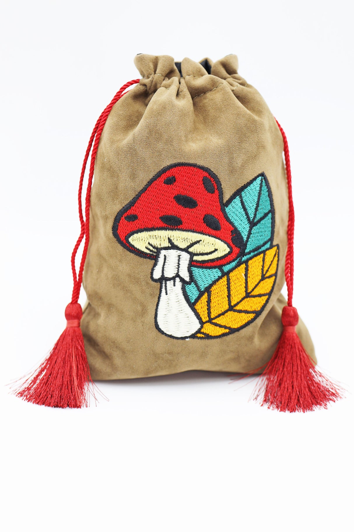 Dice Bag - Mushroom & Leaf Dice Bag Foam Brain Games