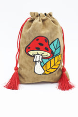 Dice Bag - Mushroom & Leaf Dice Bag Foam Brain Games