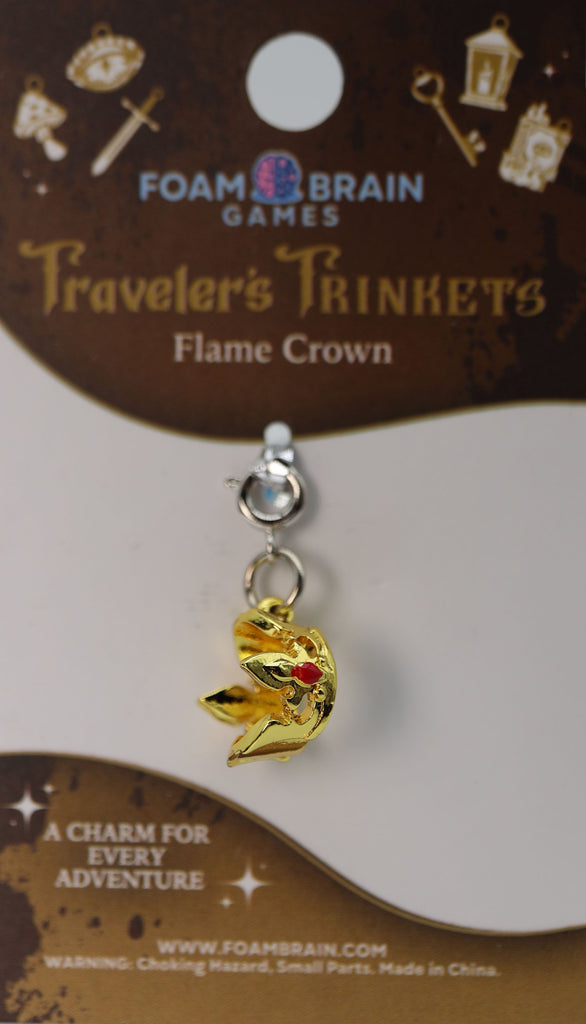 Traveler's Trinkets: Flame Crown Charm Jewelry Foam Brain Games