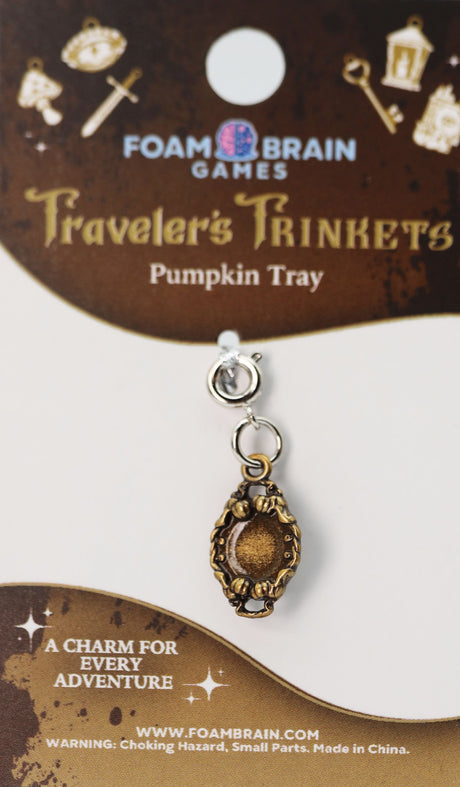 Traveler's Trinkets: Pumpkin Tray Charm Jewelry Foam Brain Games