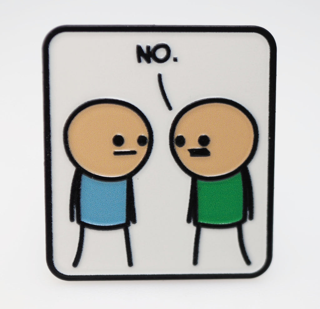 Cyanide & Happiness Pin Series 1: No Enamel Pin Foam Brain Games