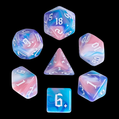 Fairy Tale RPG Dice Set Plastic Dice Foam Brain Games