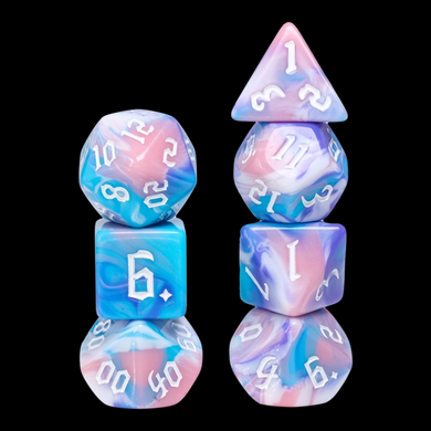 Fairy Tale RPG Dice Set Plastic Dice Foam Brain Games