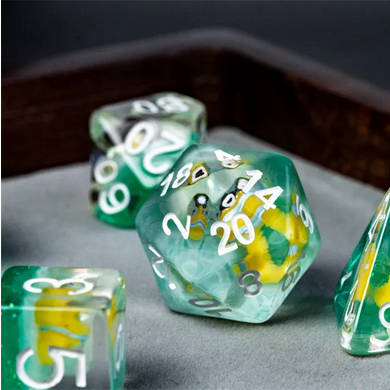 Fish Bowl RPG Dice Set Plastic Dice Foam Brain Games