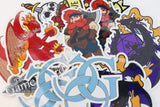 Die Cut Sticker Stickers Foam Brain Games - Custom Production Services