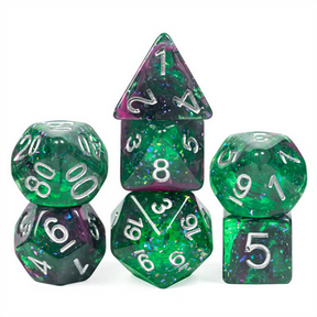 Glow Stick RPG Dice Set Plastic Dice Foam Brain Games