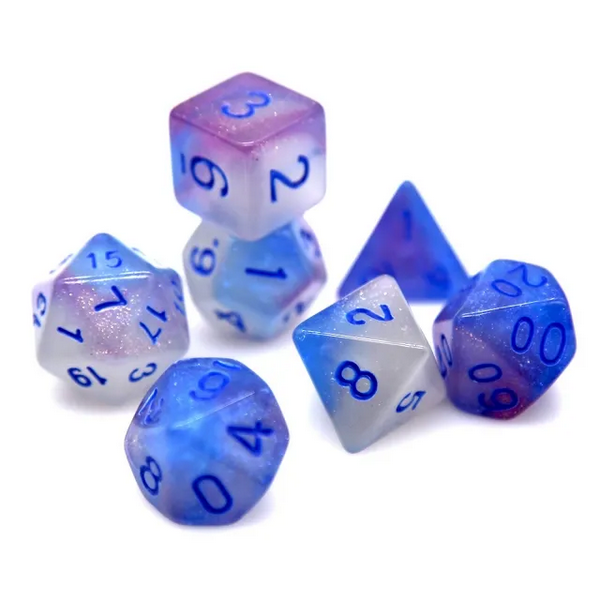 Glow in the Dark - Glowing Memory RPG Dice Set Plastic Dice Foam Brain Games