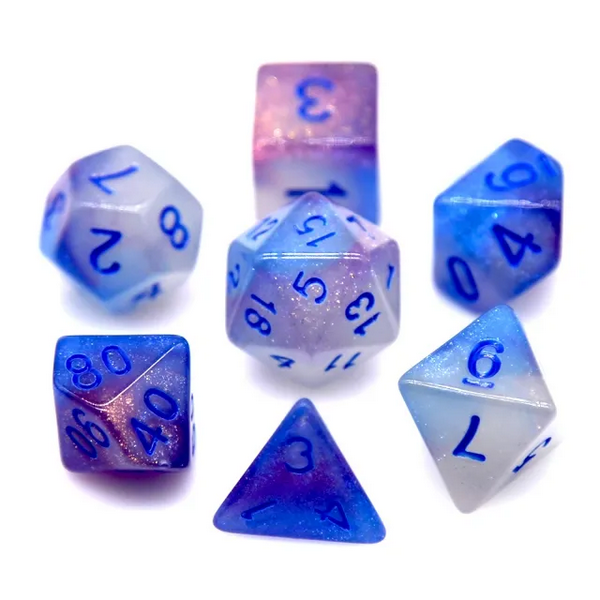 Glow in the Dark - Glowing Memory RPG Dice Set Plastic Dice Foam Brain Games