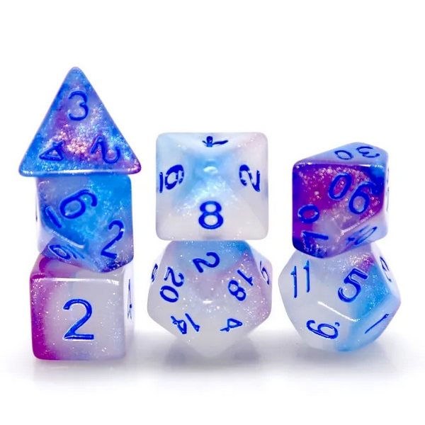 Glow in the Dark - Glowing Memory RPG Dice Set Plastic Dice Foam Brain Games