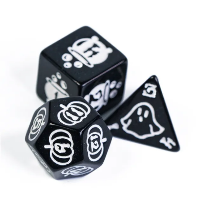 Graveyard Smash RPG Dice Set Plastic Dice Foam Brain Games