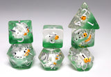 Grazing Cow RPG Dice Set Plastic Dice Foam Brain Games