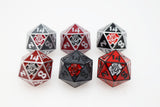 Mystery Loot: Grim Hearts Complete Set ** NOT A MYSTERY PRODUCT ** Plastic Dice Foam Brain Games