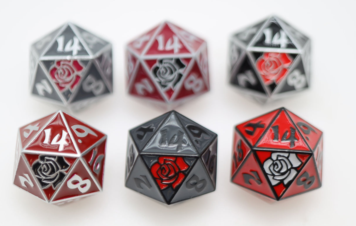 Mystery Loot: Grim Hearts Complete Set ** NOT A MYSTERY PRODUCT ** Plastic Dice Foam Brain Games