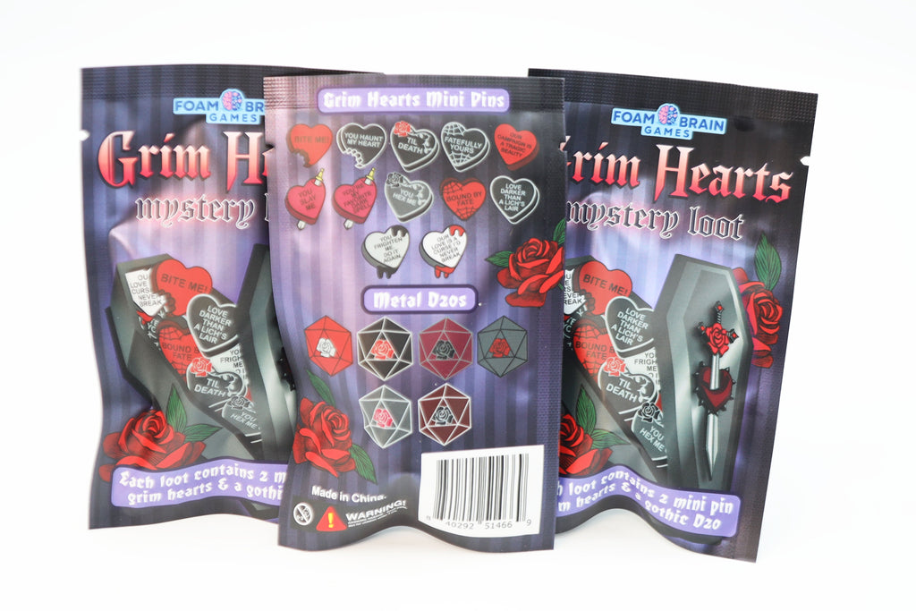 Mystery Loot: Grim Hearts Mystery Loot Foam Brain Games