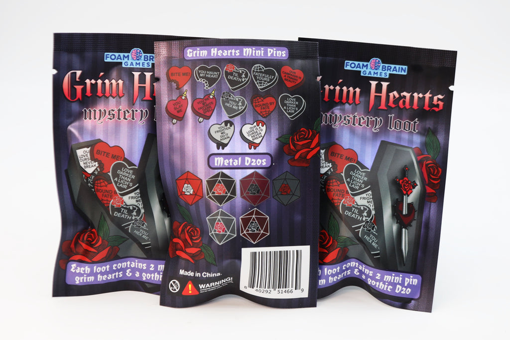 Mystery Loot: Grim Hearts Mystery Loot Foam Brain Games