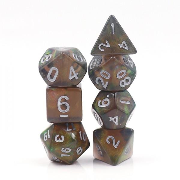 Night Wish RPG Dice Set Plastic Dice Foam Brain Games