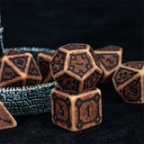 Huge Parchment Castle Dice Set - 25mm Plastic Dice Foam Brain Games