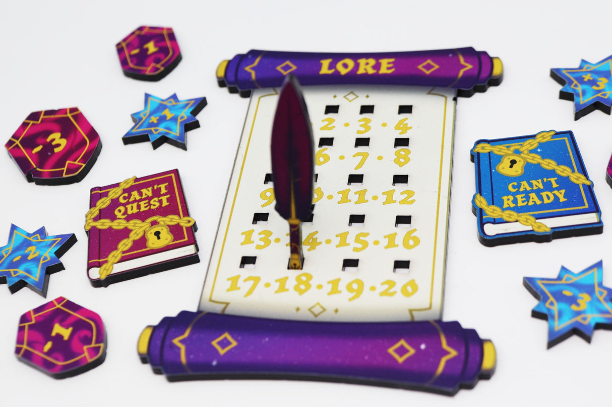 Inkwell Tracking Set - Custom Lore Counter (10 Sets)