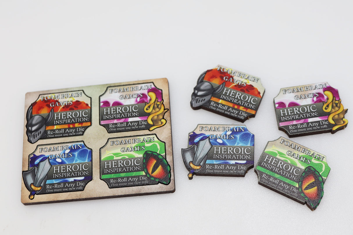 Heroic Inspiration Token Mini Sheet (30 Tokens)