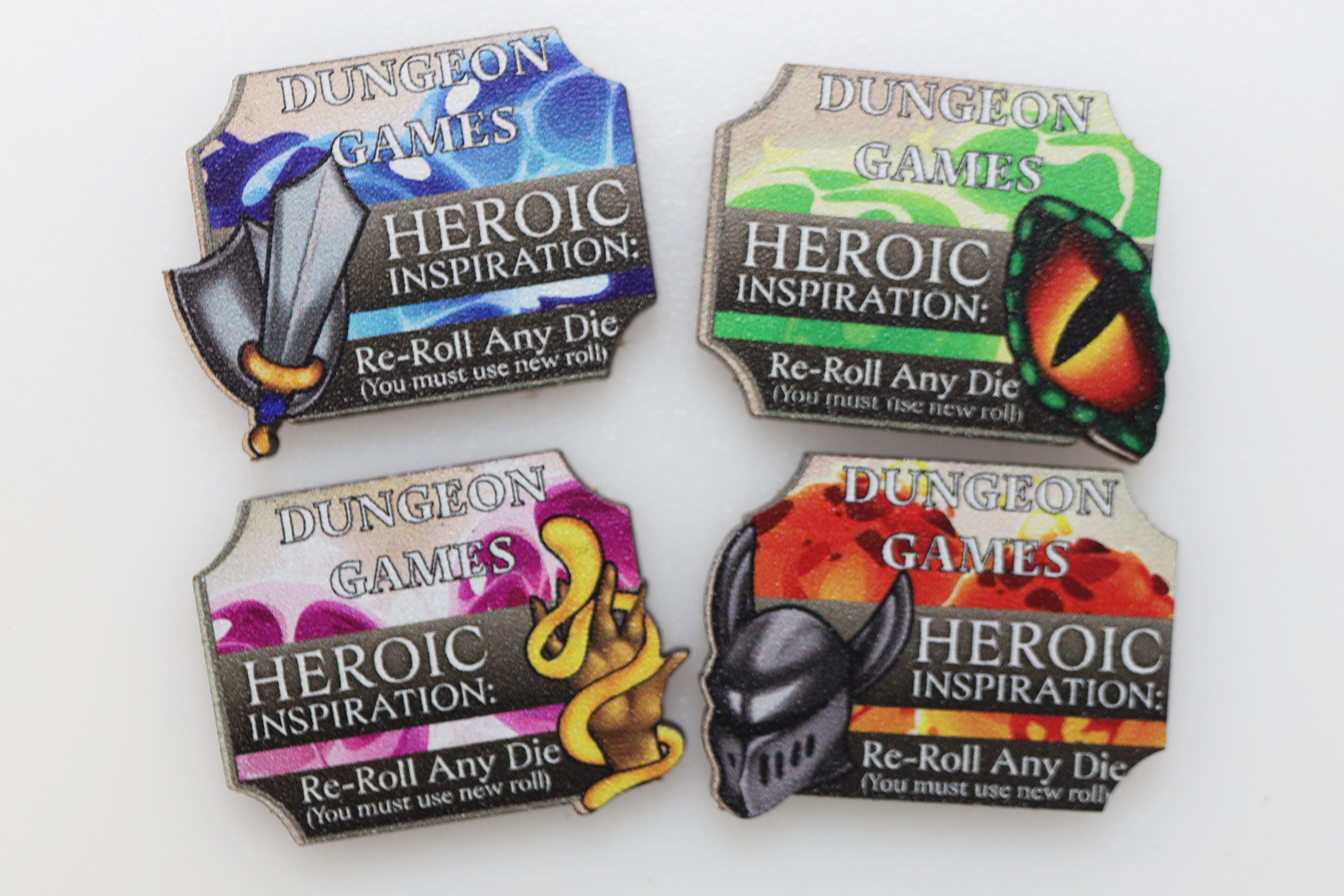 Mini Tokens Heroic Inspiration Token Mini Sheet (30 Tokens) – Foam Brain Wholesale