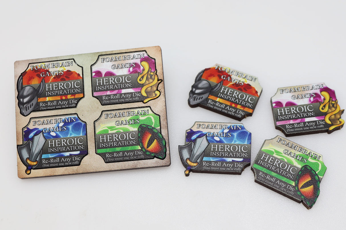 Heroic Inspiration Token Mini Sheet (30 Tokens)