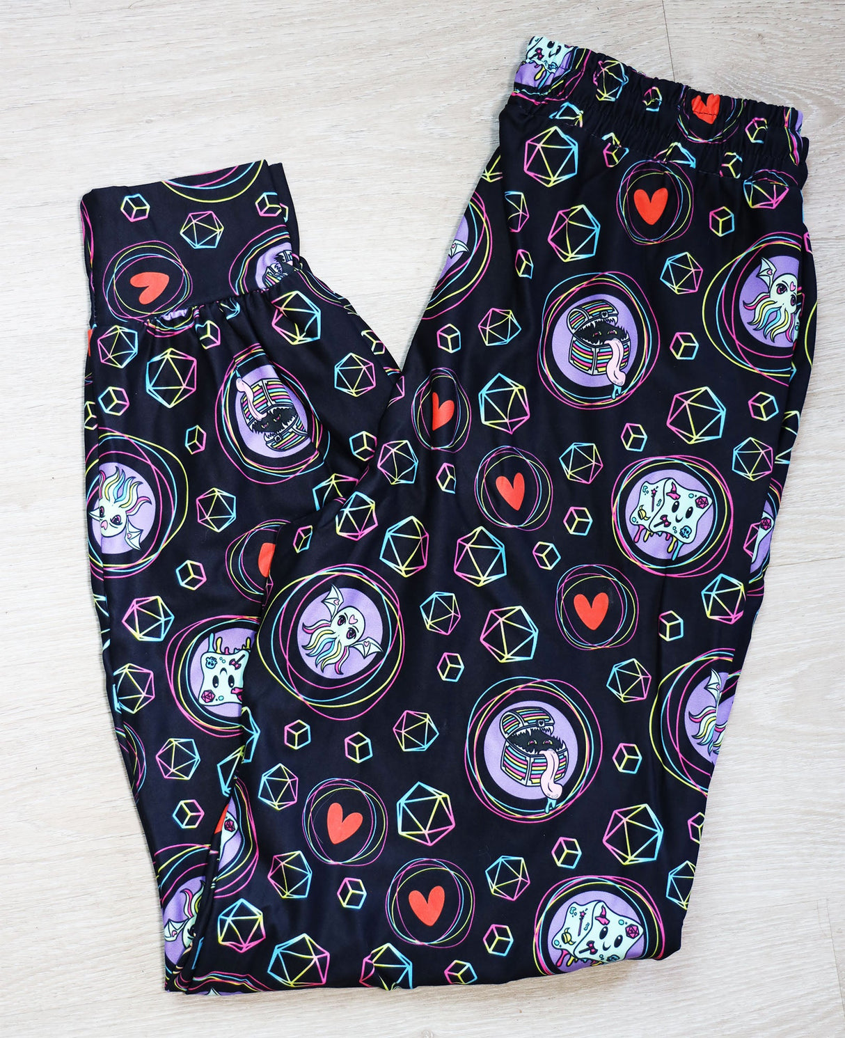 Pride Joggers Pansexual - SIZE: S/M (small/medium) Leggings & Joggers Foam Brain Games