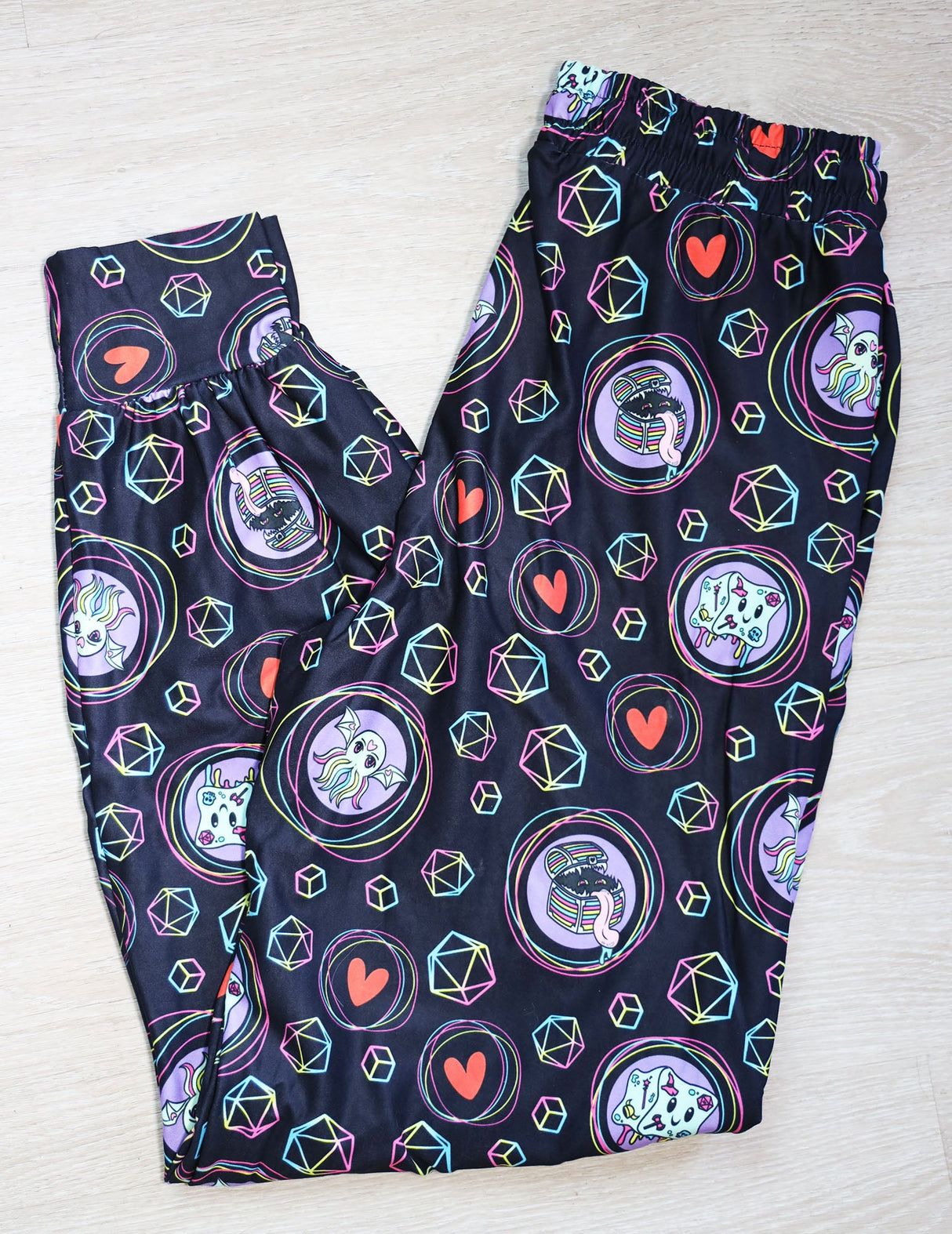 Pride Joggers Pansexual - SIZE: S/M (small/medium) Leggings & Joggers Foam Brain Games